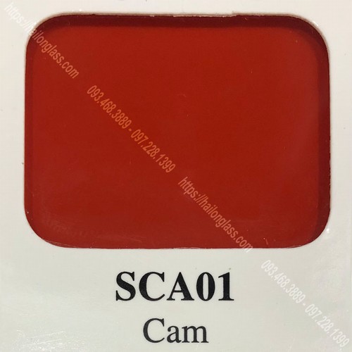 Kính Ốp Bếp Màu Cam (SCA01)