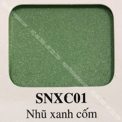 Kính Ốp Bếp Màu Nhũ Xanh Cốm (SNXC01)