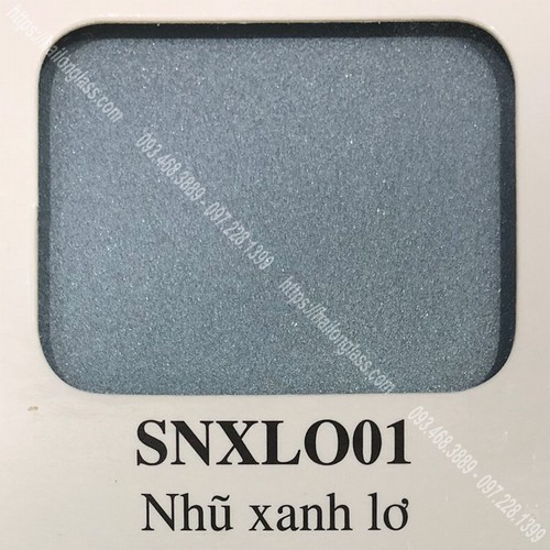 Kính Ốp Bếp Màu Nhũ Xanh Lơ (SNXLO01)
