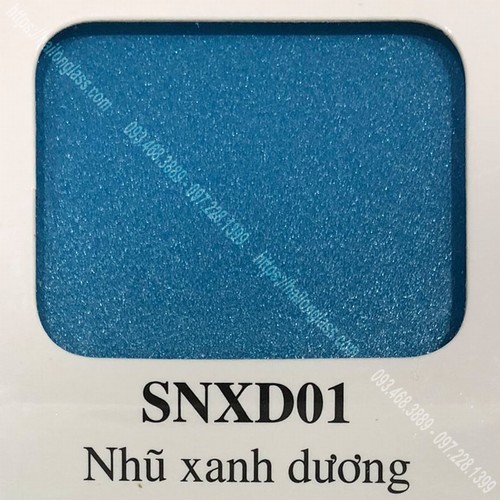Kính Ốp Bếp Màu Nhũ Xanh Dương (SNXD01)