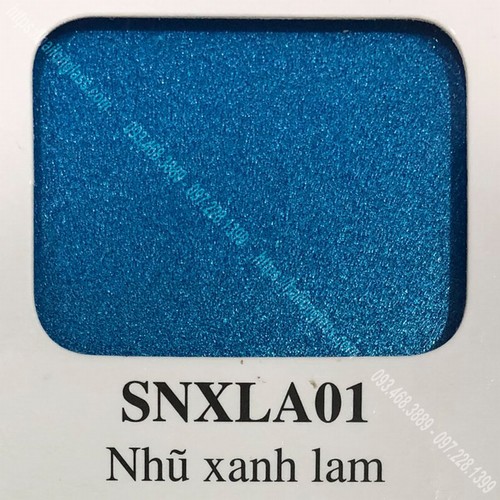 Kính Ốp Bếp Màu Nhũ Xanh Lam (SNXLA01)