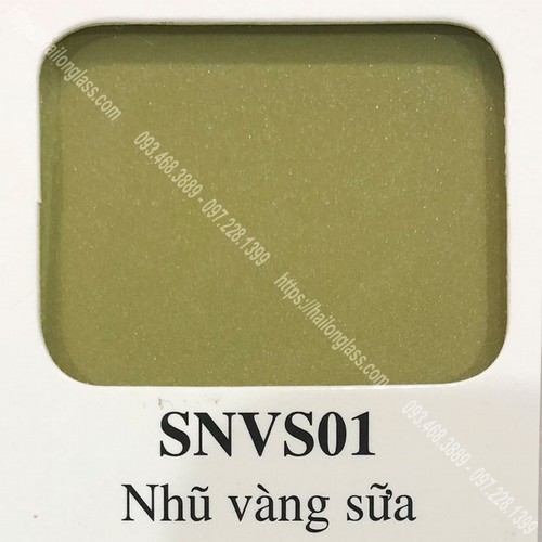 Kính Ốp Bếp Màu Nhũ Vàng Sữa (SNVS01)