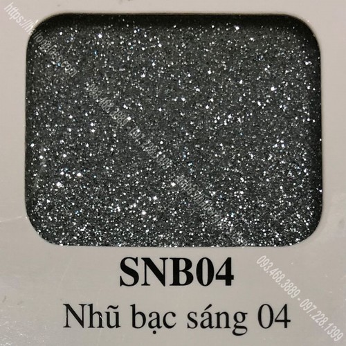 Kính Ốp Bếp Màu Nhũ Bạc Sáng (SNB04)