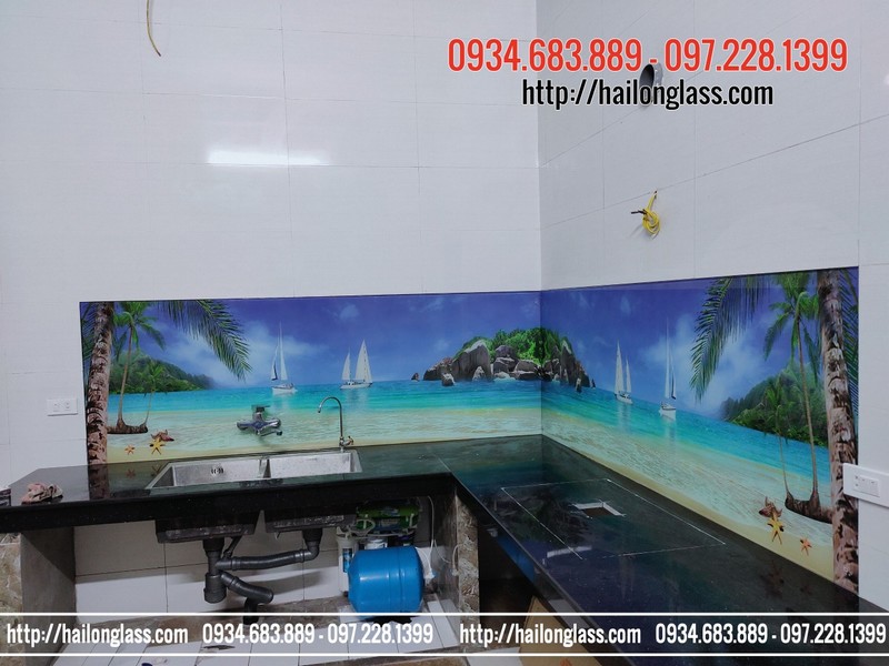 Kính Ốp Bếp 3D