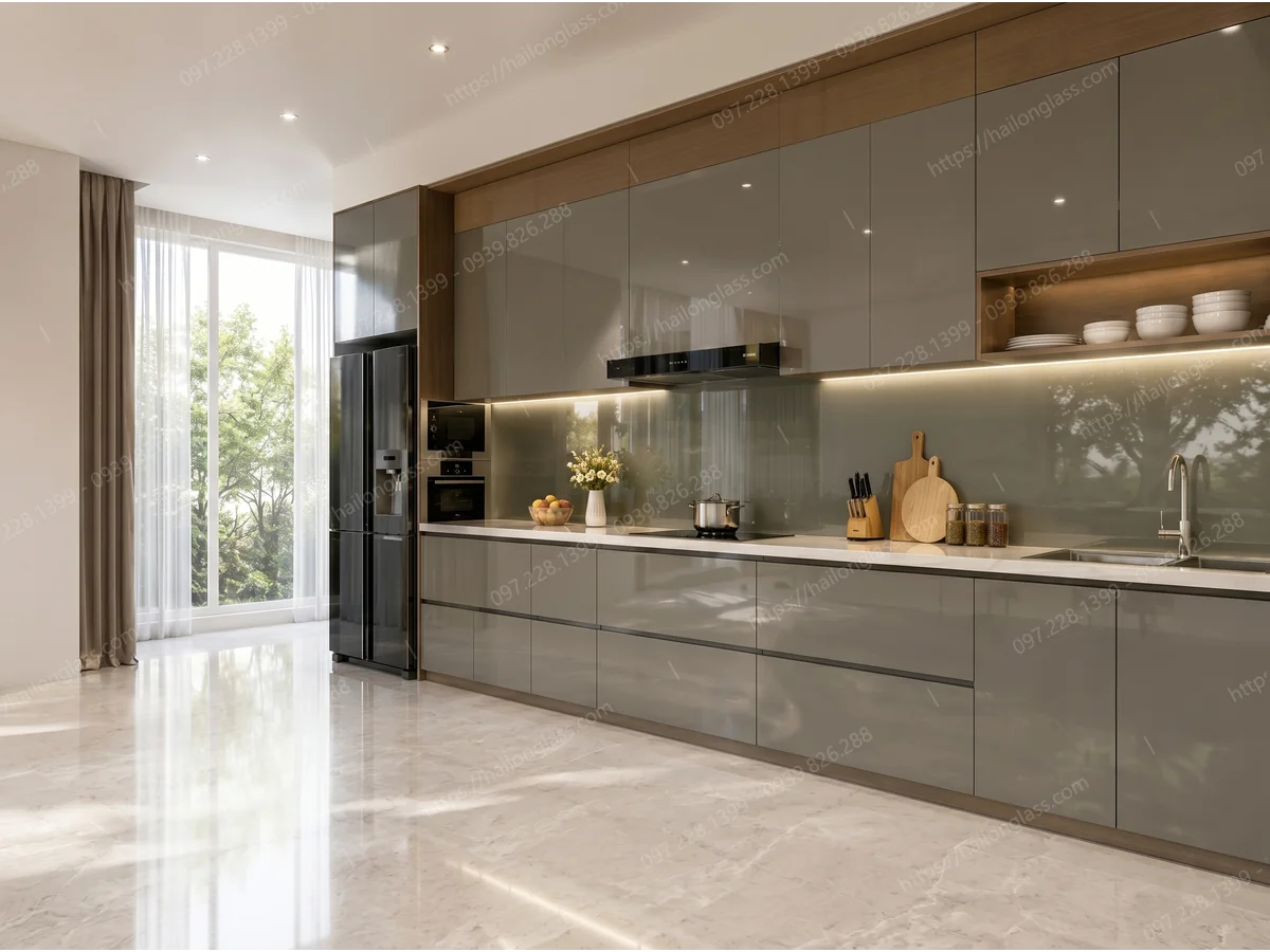 Product Kính Ốp Bếp Màu Nhũ Thiếc 02